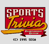 Sports Trivia - Championship Edition